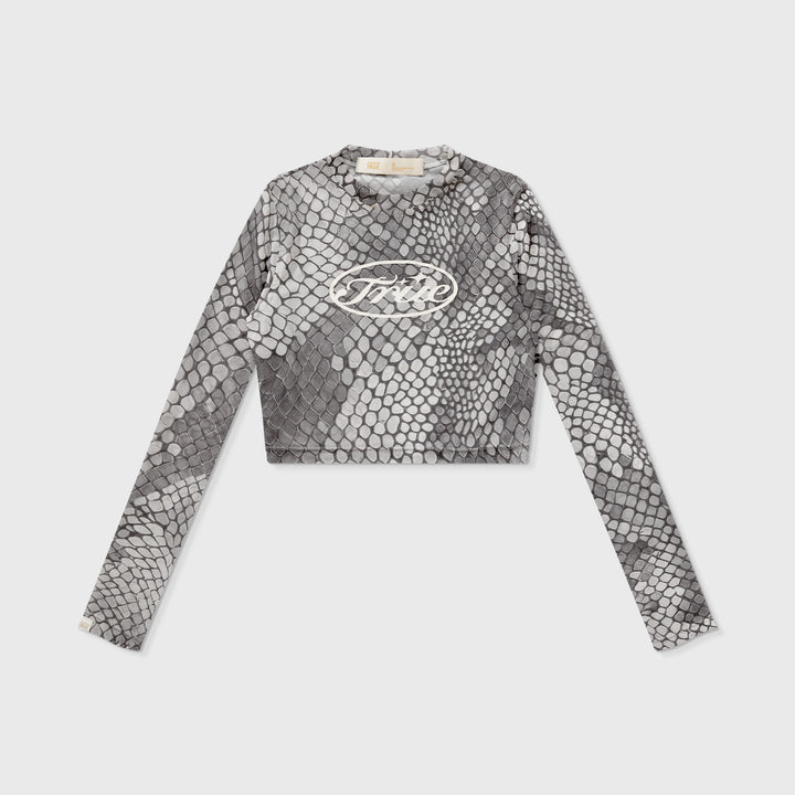 Python Mesh LS Tee - Gray