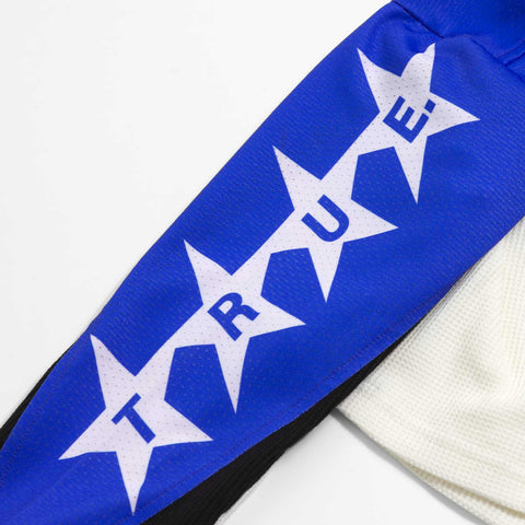 Racing Cropped LS Shirt - Blue