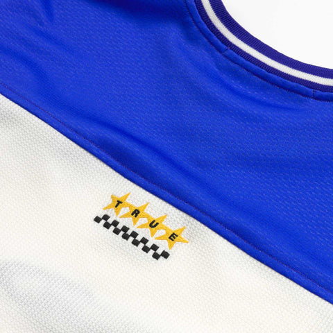 Racing Cropped LS Shirt - Blue