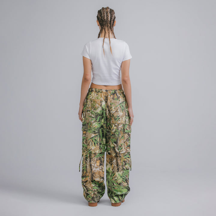 Self Growth Convertible Cargo Pants - Green