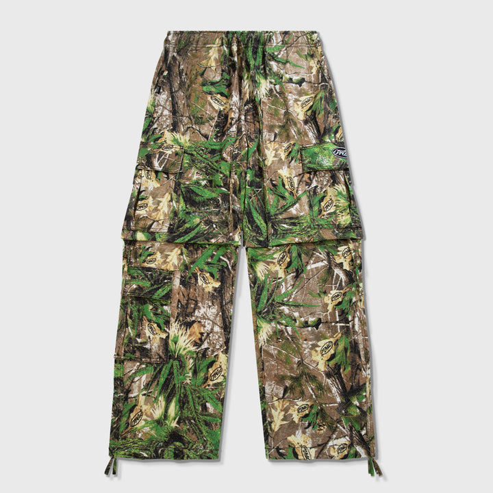 Self Growth Convertible Cargo Pants - Green