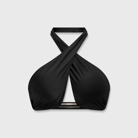 Shadow Halter Top - Black