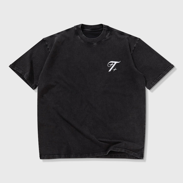 Shadow Oversized T-Shirt - Washed Black