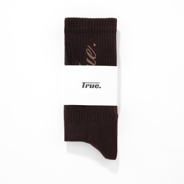 Signature Socks - Brown