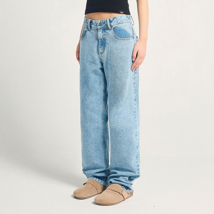 Signature Straight Leg Denim - Blue