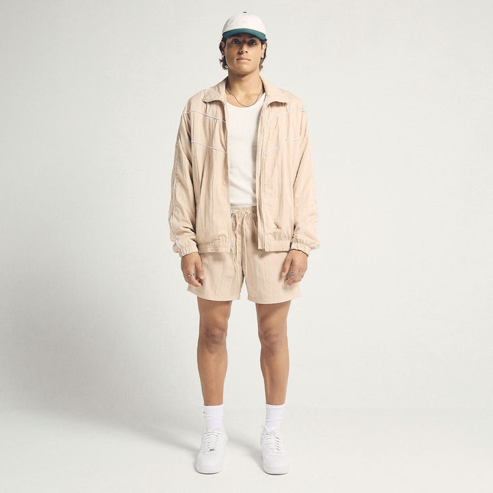 Signature Track Jacket - Sand