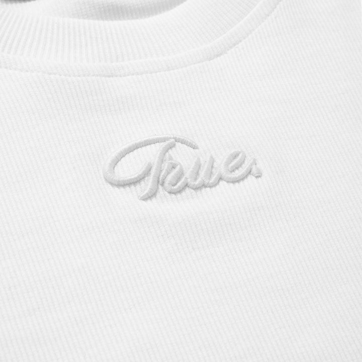 Script Logo Slim Tee Rib - Black