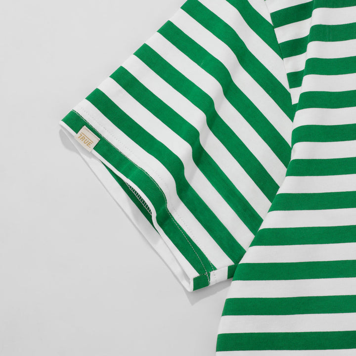 Striped No Fear Tee - Green