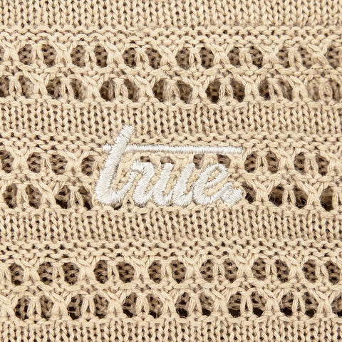 Textured Boxy Shirt - Camel