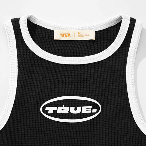 Textured Tank Top - Black