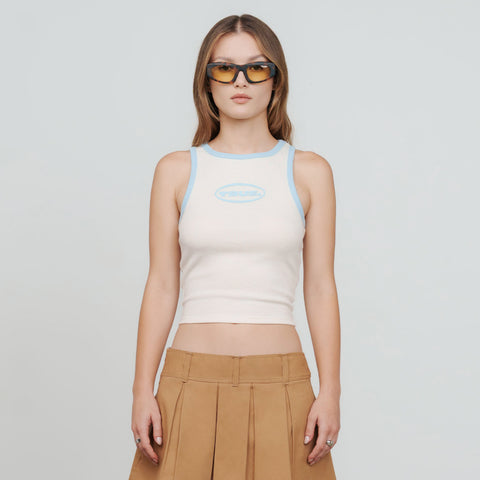 Textured Tank Top - Cream