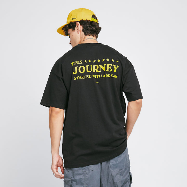 The Journey Oversized T-Shirt - Black