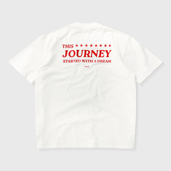 The Journey Oversized T-Shirt - Cream