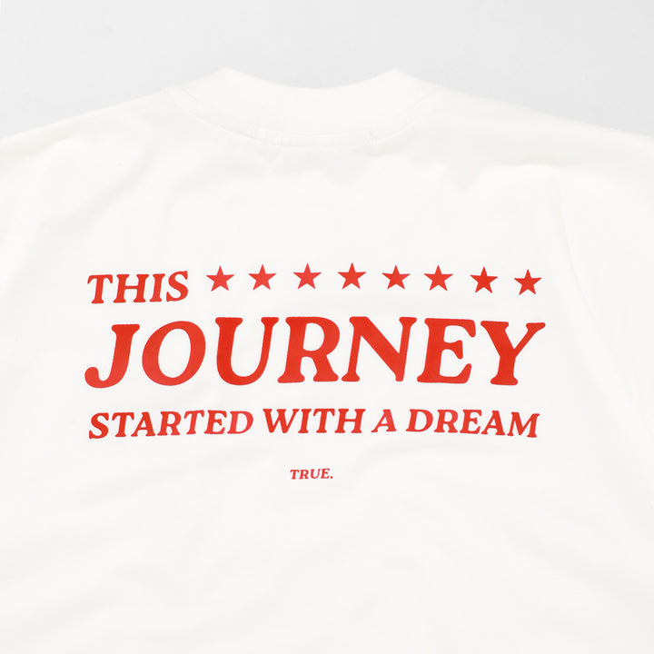 The Journey Oversized T-Shirt - Cream