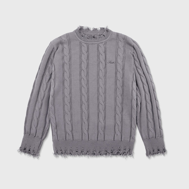 The Journey Knit Crewneck - Dark Gray