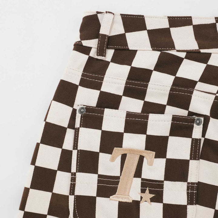 The Journey Chess Pants - Brown