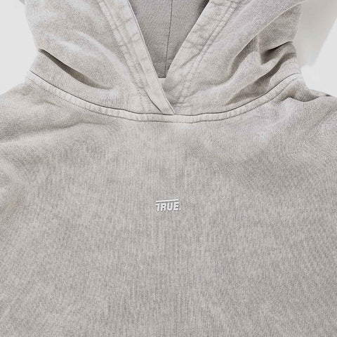 True Classic Hoodie - Washed Gray