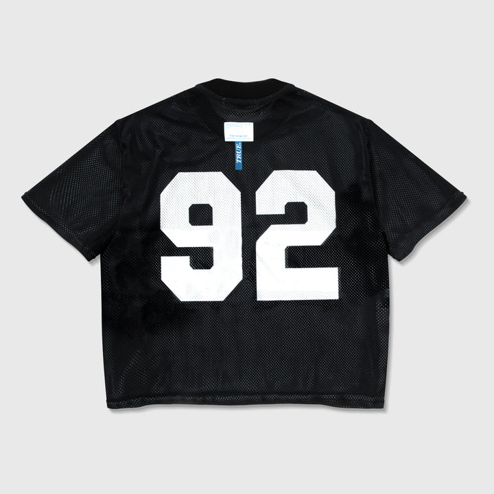 True Mesh Boxy Tee - Black