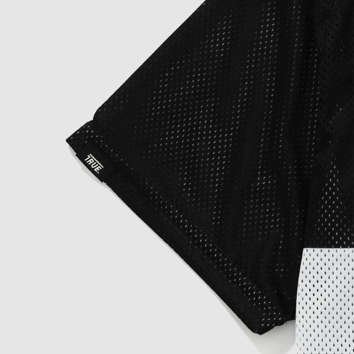 True Mesh Boxy Tee - Black