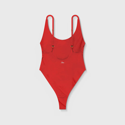 True Signature Bodysuit - Red