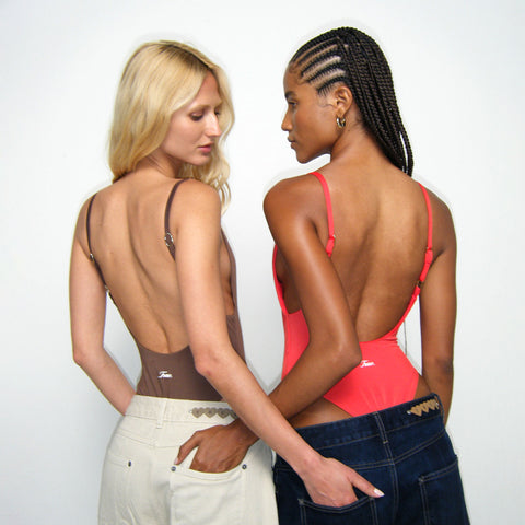 True Signature Bodysuit - Red