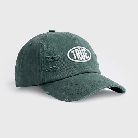 True Stamp Logo Cap - Washed Green