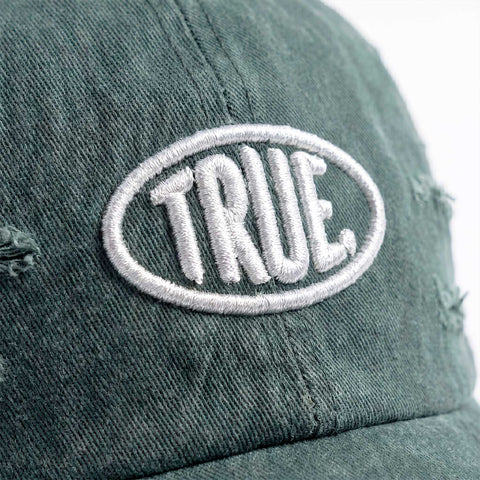 True Stamp Logo Cap - Washed Green