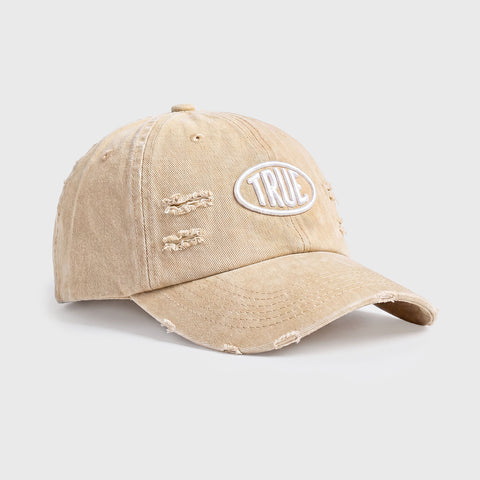 True Stamp Logo Cap - Washed Sand