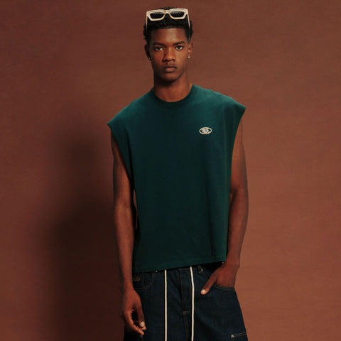 True Warm Tank Top - Pine Green