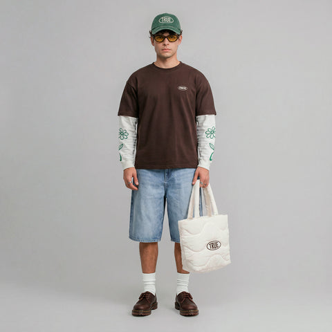 True Way Boxy LS - Brown