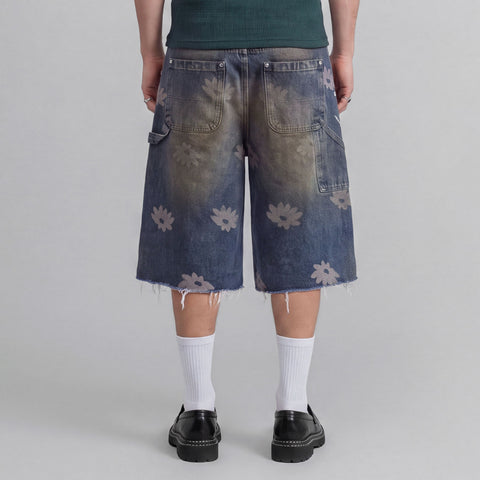 True Way Denim Jorts - Washed Blue
