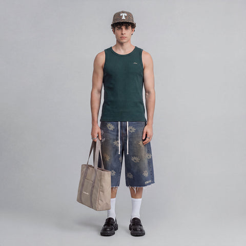True Way Denim Jorts - Washed Blue