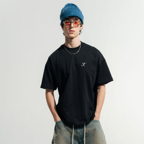 True Way Loose Fit T-Shirt - Black