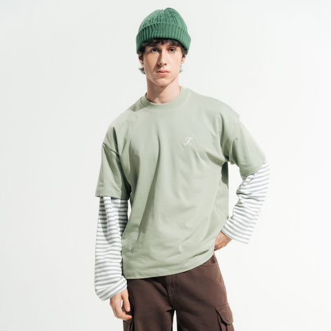 True Way Loose Fit T-Shirt - Pistachio