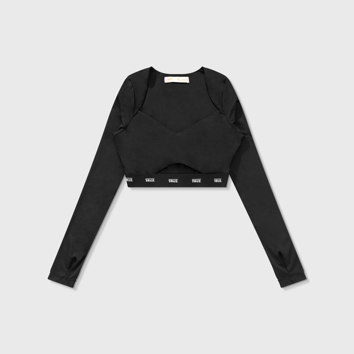 True Active Elastic LS Top - Black