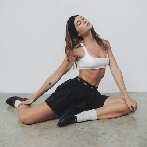 True Active Elastic Skirt - Black