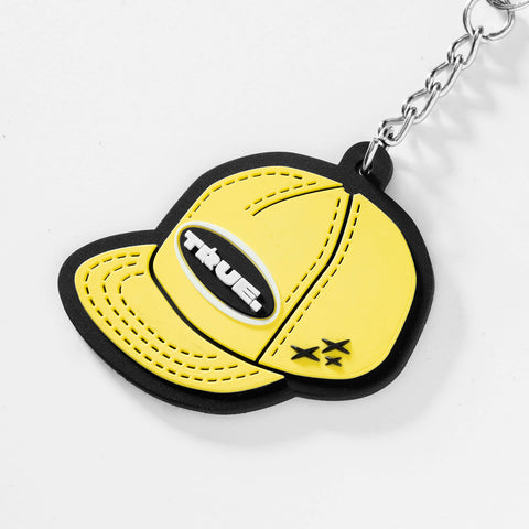 True Stamp Cap Keychain - Yellow