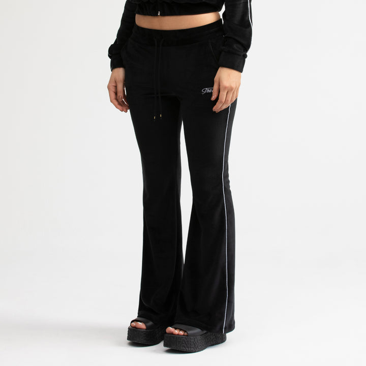 True Velour Track Pants - Black