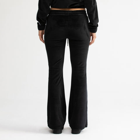 True Velour Track Pants - Black
