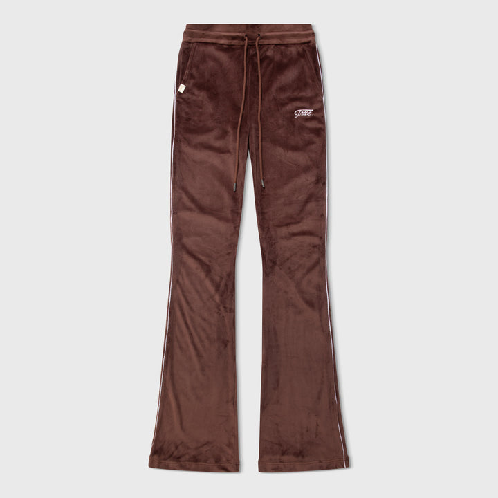 True Velour Track Pants - Brown
