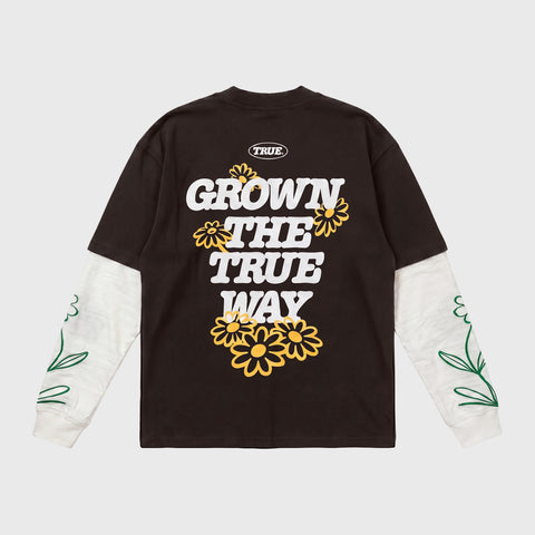 True Way Boxy LS - Brown