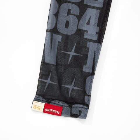 True X Smirnoff Mesh Bodysuit - Black
