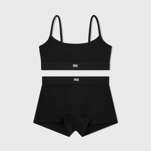 Underwear Set Top + Boxer - Black