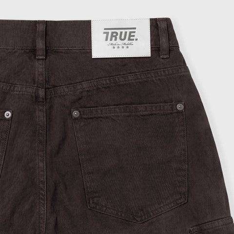 Utility Pocket Cargo Pants - Brown