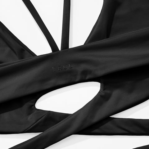 Crossed Top - Black