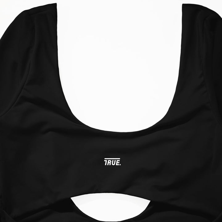 Body negro manga larga con cut out