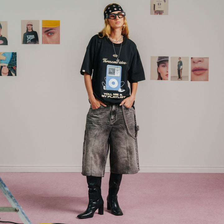 F*ck Nudes Boxy T-Shirt - Black