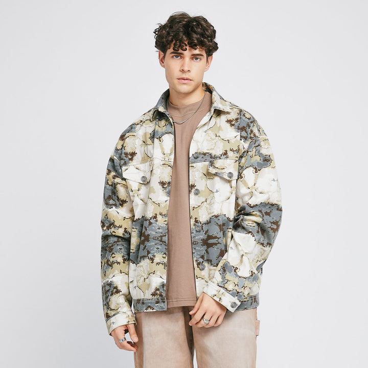 Marble Drill Light Jacket - Green