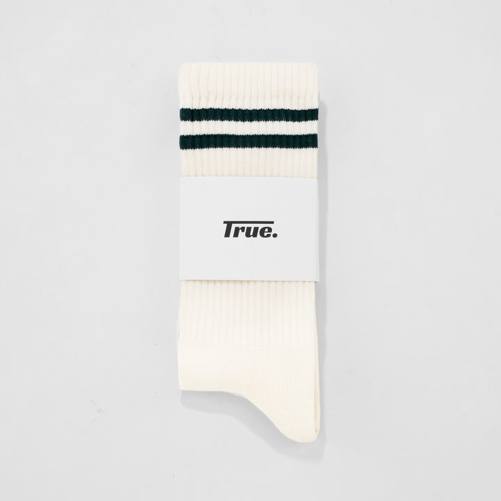 Classic Striped Socks - Ivory