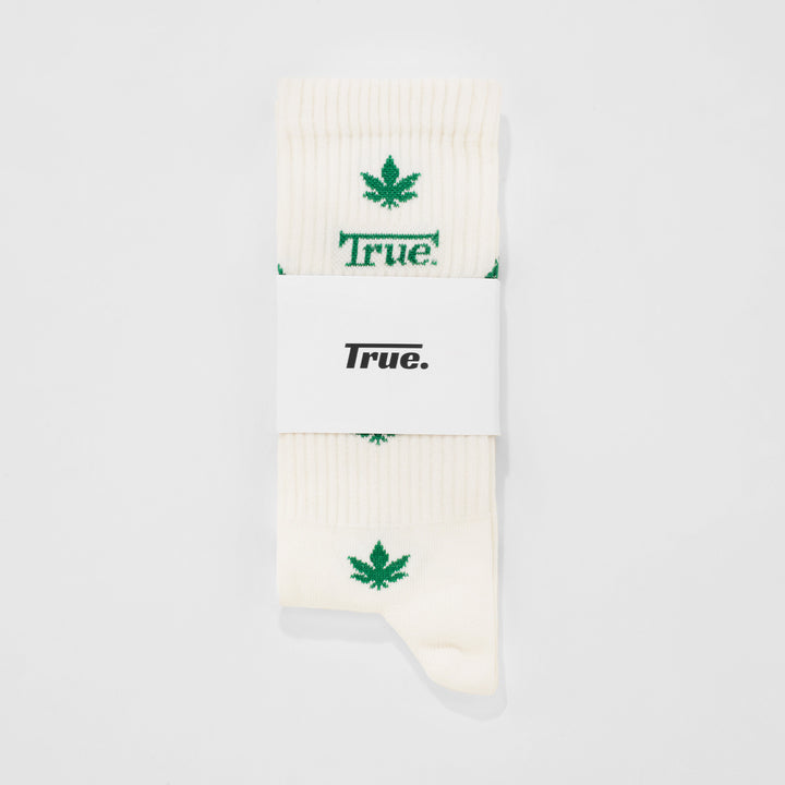 Calcetines Print True X Herb - Crema